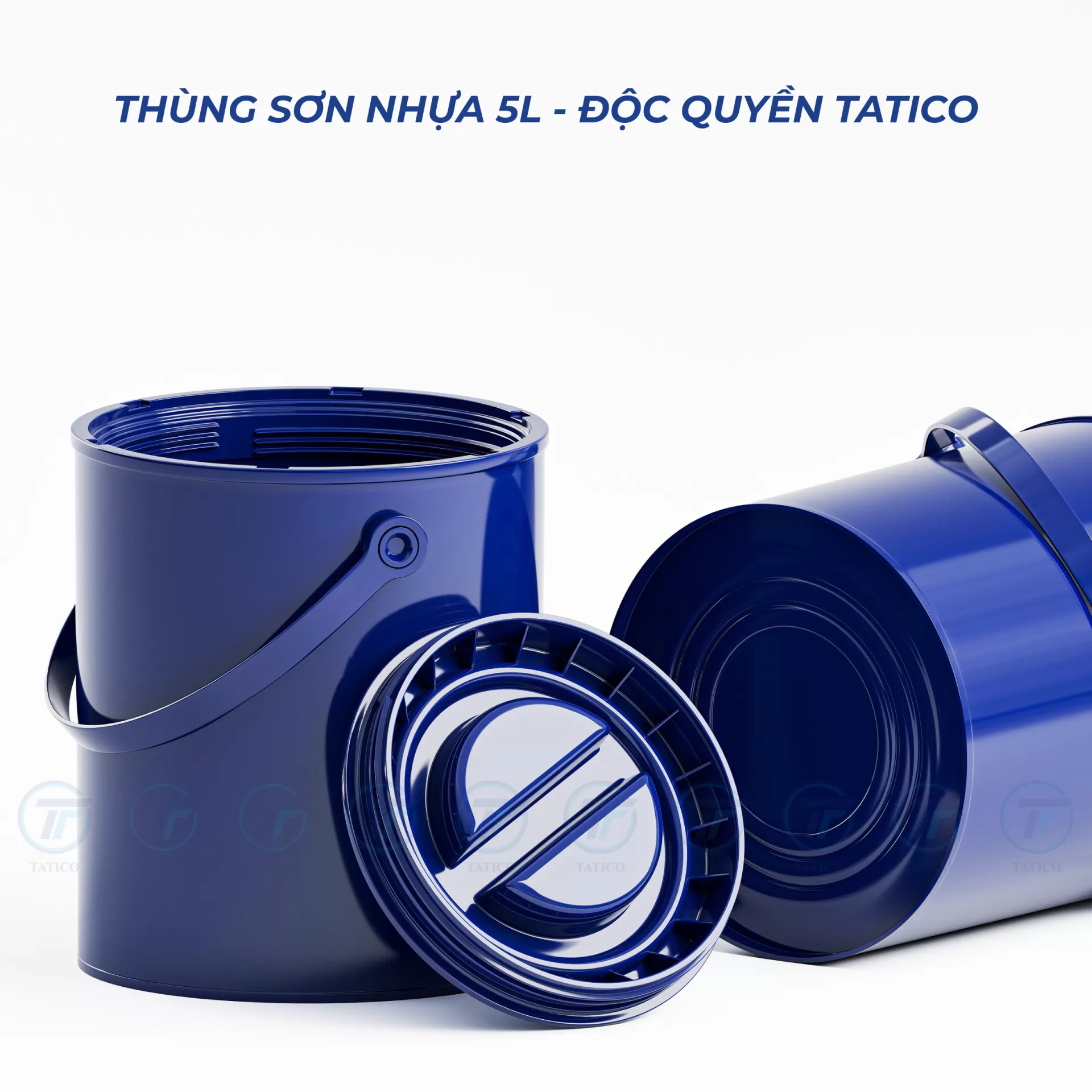 Vỏ thùng sơn nhựa 5l (độc quyền Tatico)